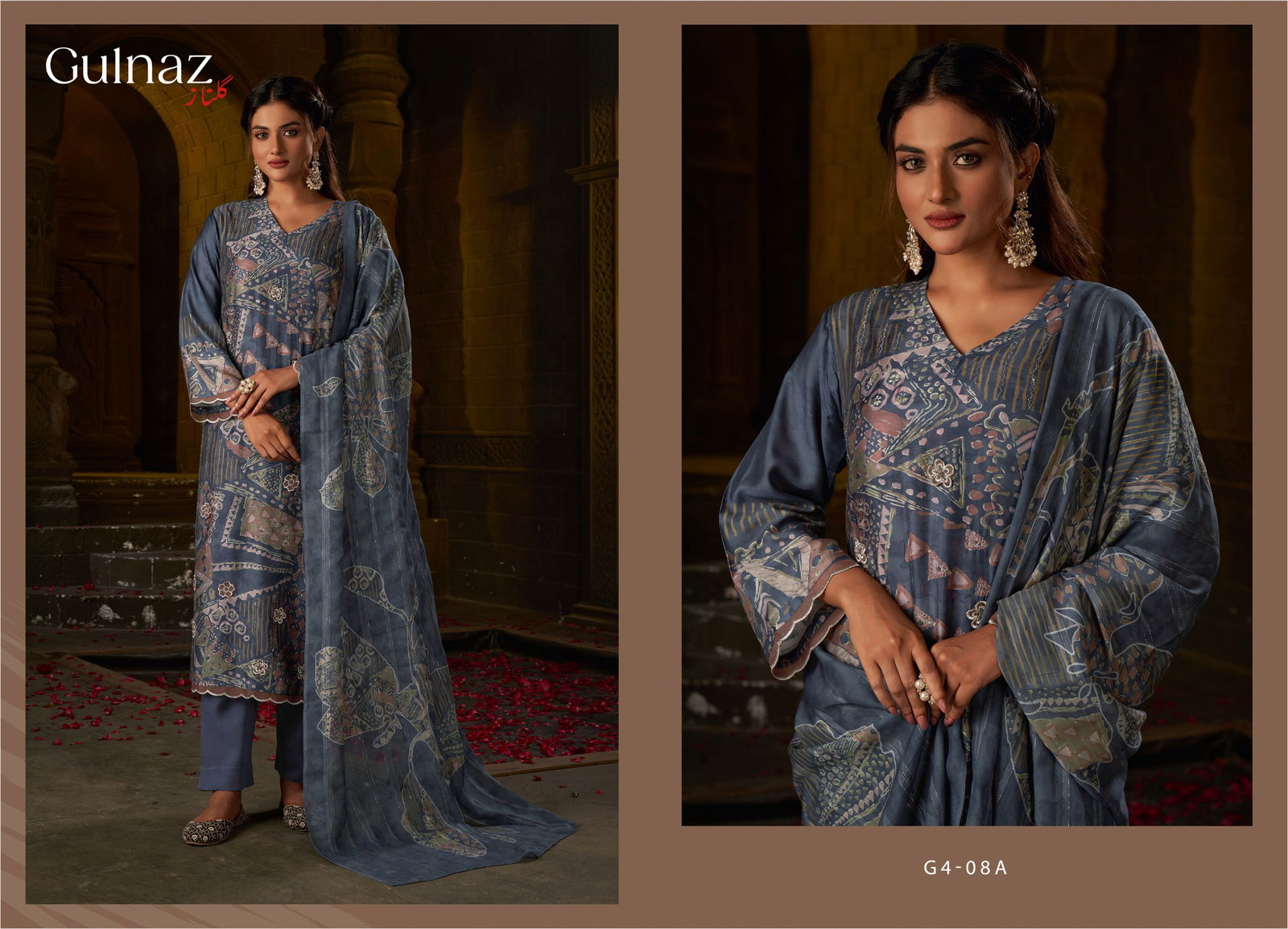 Gulnaz By T And M Heavy Designer Digital Printed Dress Material Wholesale Price In Surat